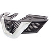 GRILLE PAINTED BLACK W/CHROME MOULDING W/CAMERA HOLE  REPLACEMENT FOR NISSAN ROGUE 2015 PARTSLINK NUMBER  NI1200259