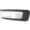 FOG LAMP BEZEL FR LH SILVER BLACK   REPLACEMENT FOR FORD FLEX 2013 PARTSLINK NUMBER  FO1038130