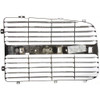 GRILLE PANEL RH CHROME REPLACEMENT FOR DODGE PICKUP DODGE RAM 1500 2002 PARTSLINK NUMBER  CH1201104