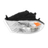 HEAD LAMP LH CHROME HALOGEN W/O DRL W/O PROJECTOR TYPE / FITS ALL MODELS 2ND DESIGN WITH DUAL REAR WHEEL REFLECTOR CAPA  REPLACEMENT FOR RAM PICKUP RAM 1500 2015 PARTSLINK NUMBER CH2502242C