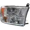 HEAD LAMP RH CHROME HALOGEN W/O DRL W/O PROJECTOR TYPE 2ND DESIGN WITH DUAL REAR WHEEL REFLECTOR CAPA  REPLACEMENT FOR RAM PICKUP RAM 1500 2015 PARTSLINK NUMBER  CH2503242C
