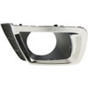 FOG LAMP BEZEL FR RH 2.0L XT MODEL BLACK/CHROME  REPLACEMENT FOR SUBARU FORESTER 2015 PARTSLINK NUMBER  SU1039107