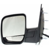 DOOR MIRROR LH POWER W/PUDDLE LAMP/DUAL GLASS REPLACEMENT FOR FORD VAN FORD ECONOLINE 2002 PARTSLINK NUMBER  FO1320276