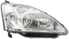 HEAD LAMP RH HQ REPLACEMENT FOR HONDA CIVIC HATCHBACK 2002 PARTSLINK NUMBER  HO2519103