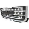 GRILLE MATTE-DK GRAY W/CHROME MLDG 2500/3500    REPLACEMENT FOR GMC PICKUP GMC SIERRA 2500-3500 2013 PARTSLINK NUMBER  GM1200633