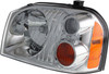 HEAD LAMP LH XE MDL HQ REPLACEMENT FOR NISSAN FRONTIER PICKUP 2002 PARTSLINK NUMBER  NI2502130