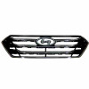 GRILLE CHROME/BLACK SPORT MODEL (NOT INCLUDE ANY LOOSE MOULDINGS)    REPLACEMENT FOR HYUNDAI SANTA FE SPORT 2013 PARTSLINK NUMBER  HY1200164