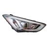 HEAD LAMP RH HID BLACK BEZEL CAPA    REPLACEMENT FOR HYUNDAI SANTA FE SPORT 2013 PARTSLINK NUMBER  HY2503179C