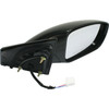 DOOR MIRROR RH POWER  REPLACEMENT FOR HYUNDAI SONATA 2013 PARTSLINK NUMBER HY1321165