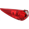 TAIL LAMP LH W/O LED EXCLUDE HYB   REPLACEMENT FOR HYUNDAI SONATA 2013 PARTSLINK NUMBER  HY2804116V