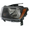 HEAD LAMP LH HALOGEN BLACK BEZEL HQ   REPLACEMENT FOR JEEP COMPASS MK 2013 PARTSLINK NUMBER  CH2502246