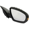 DOOR MIRROR RH POWER HTD W/SIGNAL LAMP W/MANUAL FOLDING   REPLACEMENT FOR KIA OPTIMA 2013 PARTSLINK NUMBER  KI1321162