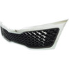 GRILLE WITH CHROME MOULDING FOR KOREA BUILT EX AND LX MODELS   REPLACEMENT FOR KIA OPTIMA 2013 PARTSLINK NUMBER  KI1200143
