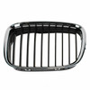 GRILLE LH CHROME/BLACK REPLACEMENT FOR BMW 5 SERIES 2003 PARTSLINK NUMBER  BM1200117