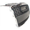 GRILLE (CHROME/PRIMED-BLACK) W/O SPORT PKG  REPLACEMENT FOR AUDI A3 2006 PARTSLINK NUMBER  AU1200115