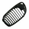 GRILLE RH CHROME/BLACK [11 BLACK VERTICAL BARS WITH CHROME FACE SURROUNDED BY CHROME FRAME]  REPLACEMENT FOR BMW 3 SERIES CONVERTIBLE 2006 PARTSLINK NUMBER  BM1200157