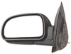 DOOR MIRROR LH MANUAL FOLDING BLACK REPLACEMENT FOR CHEVROLET TRAILBLAZER 2003 PARTSLINK NUMBER  GM1320264