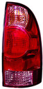 TAIL LAMP RH W/RED CENTER LENS HQ REPLACEMENT FOR TOYOTA TACOMA PICKUP 4WD 2005 PARTSLINK NUMBER TO2801158