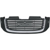 GRILLE CHROME/BLACK W/WASHER HOLE REPLACEMENT FOR GMC ENVOY 2003 PARTSLINK NUMBER  GM1200504