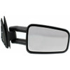 DOOR MIRROR RH MANUAL TOW TYPE W/BLIND SPOT TEXTURED REPLACEMENT FOR GMC PICKUP GMC SIERRA-1500 2500 3500 2003 PARTSLINK NUMBER  GM1321244