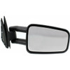 DOOR MIRROR RH MANUAL TOW TYPE W/BLIND SPOT TEXTURED REPLACEMENT FOR GMC YUKON XL 2003 PARTSLINK NUMBER  GM1321244