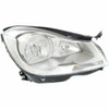 HEAD LAMP LH HALOGEN CHROME HOUSING SDN W/O CORNERING LAMP CAPA REPLACEMENT FOR MERCEDES C63 AMG 2-DOOR 2013 PARTSLINK NUMBER MB2502187C