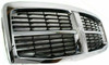 GRILLE CHROME/BLACK  REPLACEMENT FOR DODGE DURANGO 2006 PARTSLINK NUMBER   CH1200274