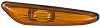 REPEATER LAMP RH AMBER HQ REPLACEMENT FOR BMW 3 SERIES WAGON 2004 PARTSLINK NUMBER  BM2571111