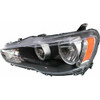 HEAD LAMP LH HALOGEN FROM NOV 02 2008 CAPA	   REPLACEMENT FOR MITSUBISHI LANCER EVOLUTION 2013 PARTSLINK NUMBER  MI2502158C