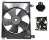 RADIATOR FAN ASSY W/AC REPLACEMENT FOR CHEVROLET AVEO HATCHBACK 2004 PARTSLINK NUMBER GM3117105