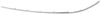 BUMPER MOULDING FR RH CHROME REPLACEMENT FOR MERCEDES S430 2003 PARTSLINK NUMBER  MB1059110