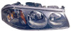HEAD LAMP LH BLACK BEZEL W/O CENTER BULB SHIELD FEB 6TH 2004-05 HQ REPLACEMENT FOR CHEVROLET IMPALA 2004 PARTSLINK NUMBER GM2502248