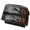 HEAD LAMP RH BLACK BEZEL W/HARLEY-DAVIDSON PKG HQ  REPLACEMENT FOR FORD PICKUP FORD SUPERDUTY - (F250-F350) 2006 PARTSLINK NUMBER  	FO2503224