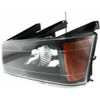 HEAD LAMP LH W/BLACK BEZEL W/O XTREME PKG CAPA REPLACEMENT FOR GMC CANYON 2006 PARTSLINK NUMBER  GM2502234C