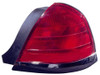 TAIL LAMP RH (BLACK MOULDING-2 BULB-RED) HQ REPLACEMENT FOR FORD CROWN VICTORIA 2004 PARTSLINK NUMBER FO2801160