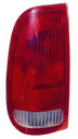 TAIL LAMP LH STYLESIDE EXCLUDE CREW CAB F150 HQ REPLACEMENT FOR FORD PICKUP F550 SUPERDUTY 2004 PARTSLINK NUMBER FO2800117