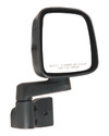 DOOR MIRROR RH MANUAL SAME AS CH1321240  REPLACEMENT FOR JEEP WRANGLER 2006 PARTSLINK NUMBER  CH1321259