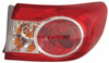 TAIL LAMP RH CANADA BUILT CAPA    REPLACEMENT FOR TOYOTA COROLLA SEDAN 2013 PARTSLINK NUMBER  TO2805111C