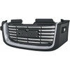 GRILLE CHROME/BLACK W/WASHER HOLE REPLACEMENT FOR GMC ENVOY  2004 PARTSLINK NUMBER GM1200504