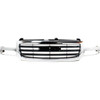 GRILLE CHROME/BLACK REPLACEMENT FOR GMC PICKUP GMC DENALI 1500  2004 PARTSLINK NUMBER GM1200475