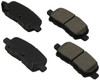 BRAKE PADS SET RR CERAMIC REPLACEMENT FOR  BUICK ALLURE (CANADA) 2007 PARTSLINK NUMBER  D999