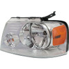 HEAD LAMP LH W/CHROME TRIM  REPLACEMENT FOR LINCOLN MARK LT 2006 PARTSLINK NUMBER   FO2502201U