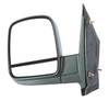 DOOR MIRROR LH MANUAL BLACK TEXTURED DUAL GLASS REPLACEMENT FOR GMC VAN GMC SAVANA 2004 PARTSLINK NUMBER GM1320395