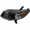 HEAD LAMP LH W/BLACK BEZEL   SE MODEL CAPA  REPLACEMENT FOR TOYOTA SIENNA 2013 PARTSLINK NUMBER  TO2502207C
