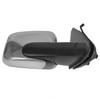 DOOR MIRROR RH POWER SATIN CHROME REPLACEMENT FOR  CHEVROLET HHR 2007 PARTSLINK NUMBER  GM1321369