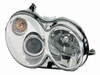 HEAD LAMP RH W/O CURVE LIGHTING W/O BULB/MODULE CLK MODELS HQ  REPLACEMENT FOR MERCEDES CLK55 AMG 2006 PARTSLINK NUMBER  MB2519102