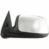 DOOR MIRROR LH MANUAL CHROME REPLACEMENT FOR  CHEVROLET PICKUP CHEVY SILVERADO HYBRID 2007 PARTSLINK NUMBER  GM1320208