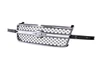 GRILLE CHROME FRAME W/GRAY HONRYCOMB O5 SS/CENTER BAR NEEDS WING INSERTS REPLACEMENT FOR  CHEVROLET PICKUP CHEVY SILVERADO HYBRID 2007 PARTSLINK NUMBER  GM1200546