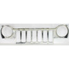 GRILLE BLACK REPLACEMENT FOR JEEP LIBERTY 2004 PARTSLINK NUMBER CH1200232