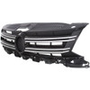 GRILLE BLACK W/CHROME MOULDING     REPLACEMENT FOR VOLKSWAGEN TIGUAN  2013 PARTSLINK NUMBER  VW1200160